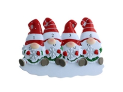 Laxiscreed Ornamento De Natal Personalizado Com Família De Anões E Nomes Em Resina