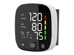 O Monitor De Pressão Arterial De Pulso Recarregável Com Led Suporta Transmissão De Voz Em Inglês.