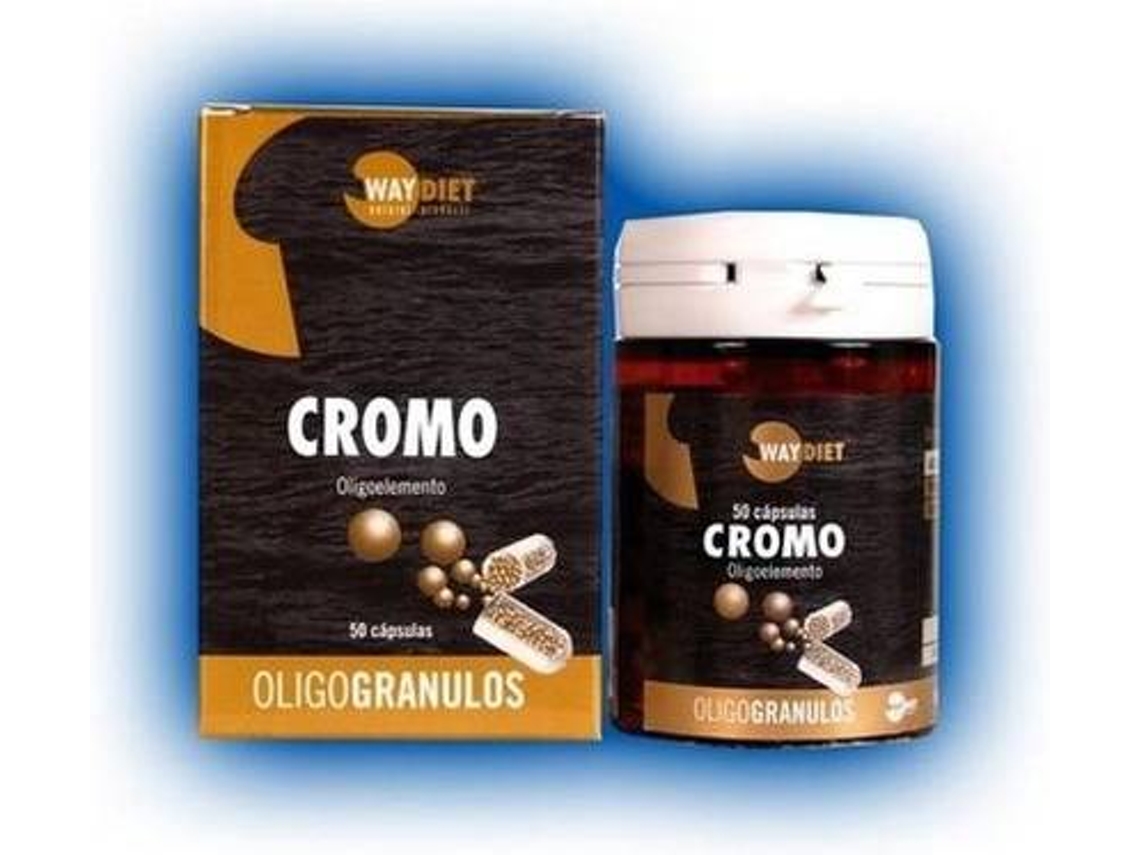 Suplemento Alimentar WAYDIET NATURAL PRODUCTS Crómio Oligogranulos (50 cápsulas)