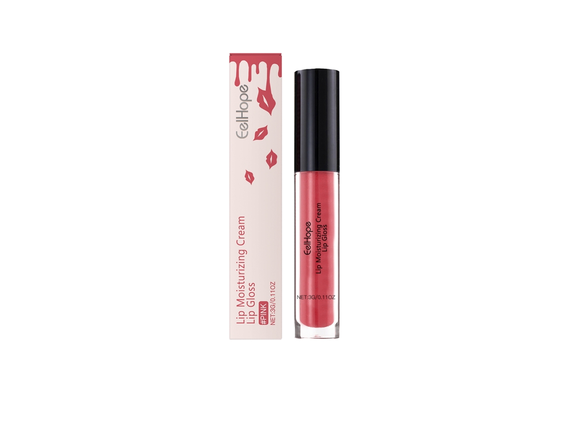 Brilho Labial Pêssego Vermelho com Efeito Glow e Hidratação Prolongada para Lábios LAXISCREED