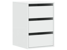 Chest Of Drawers, Chests Of Drawers Vidaxl Branco Madeira Processada (40 X 41 X 58 Cm)