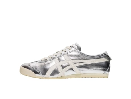 Sapatos Unissexo Onitsuka Tiger Mexico Pele Cinzento (38)