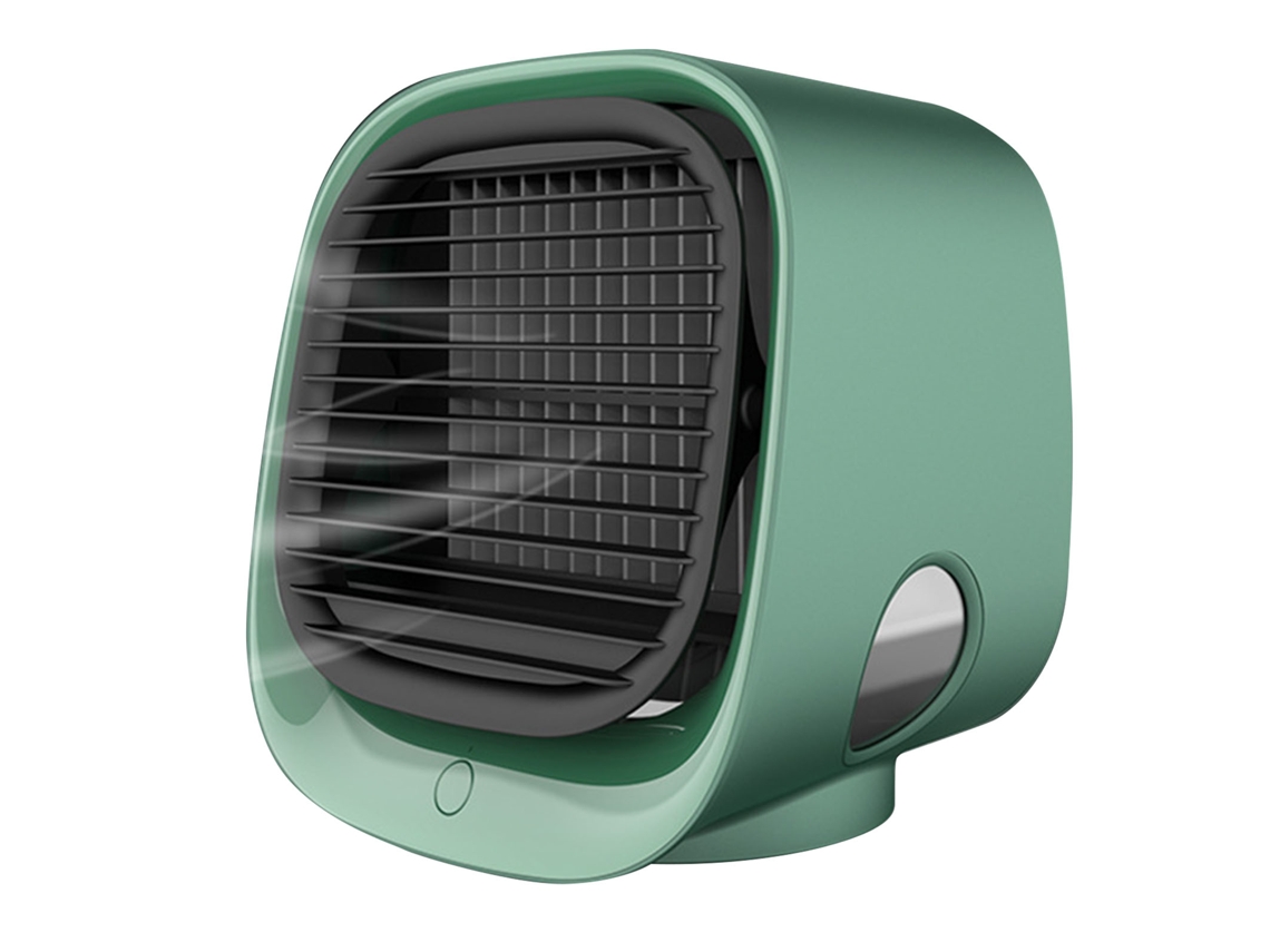Ventilador com Nebulização Portátil Usb Verde S/MARCA