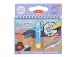 Livro de colorir portátil WalshLXq para crianças com caneta de água, brinquedo educativo para a primeira infância 1
