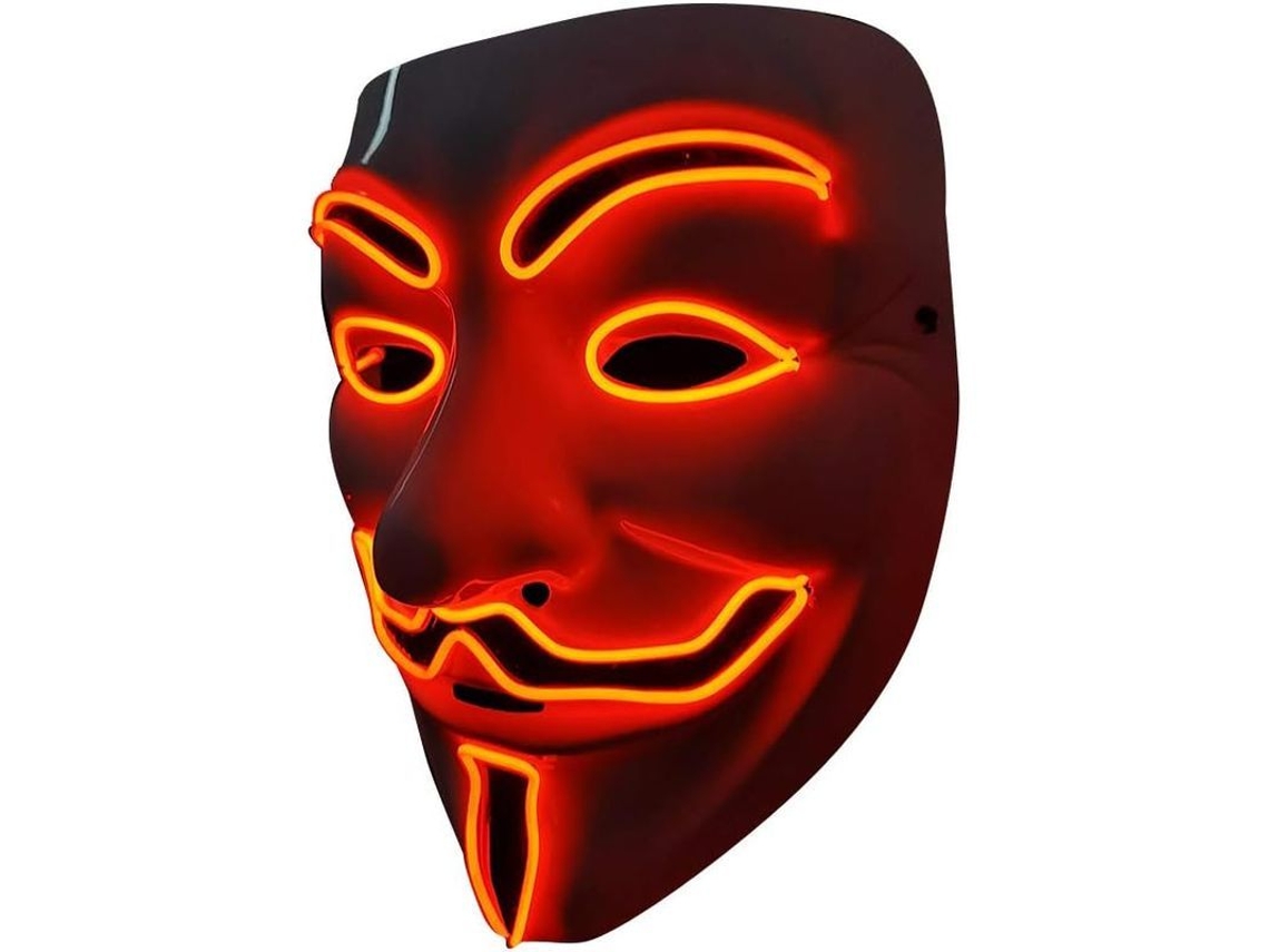 Máscara Led Iluminada, para Festa de Natal, Halloween, Disfarce | S/MARCA