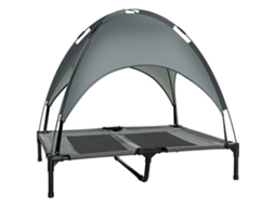 Cama Dossel Respirável Tafetá Cinza 92x76x90 VOLTEDGE