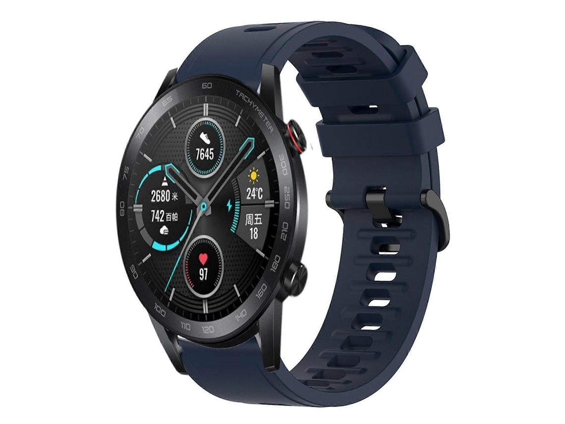 Pulseira De Silicone Macio De Cor Sólida Para For Honor Magic Watch 2, 46 Mm X 22 Mm