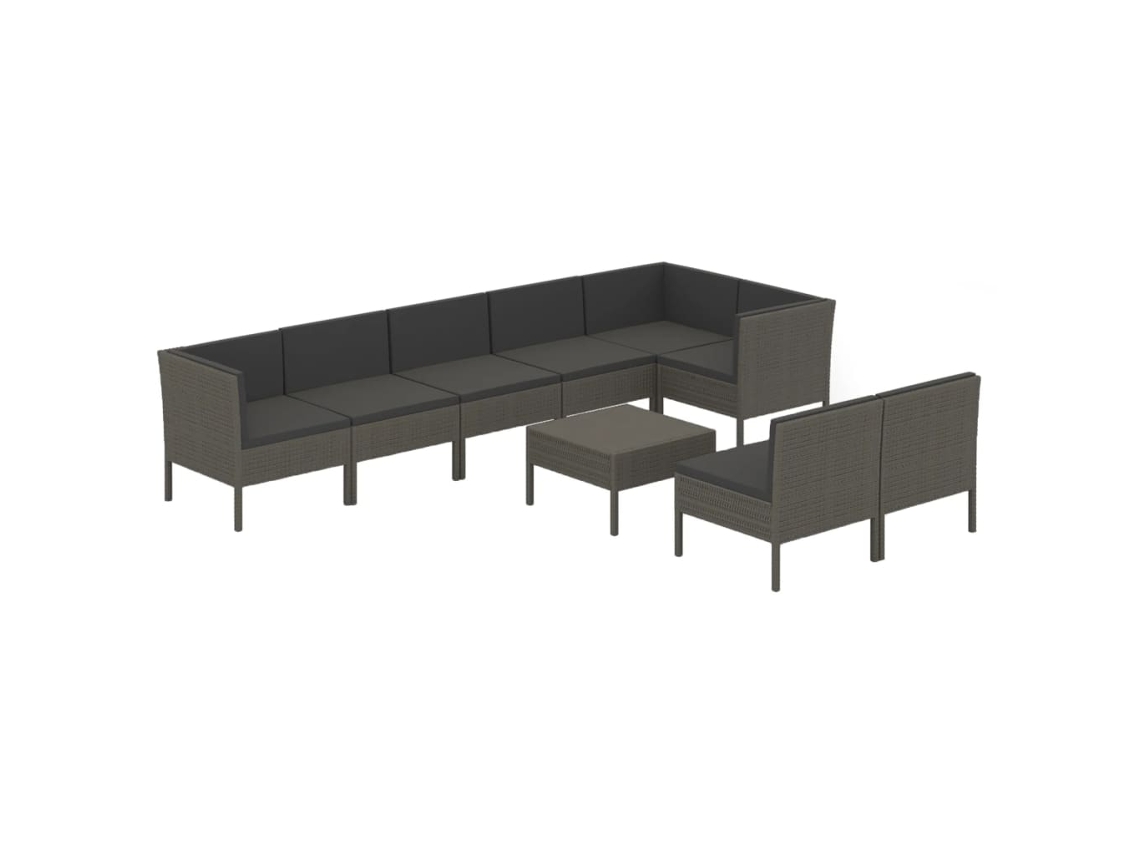 Garden Lounge Set, Garden Lounge Sets Vidaxl Cinzeto Rattan / Vime (n/a)