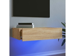 Vidaxl Móvel De Tv Com Luzes Led 60x35x15,5 Cm Carvalho Sonoma