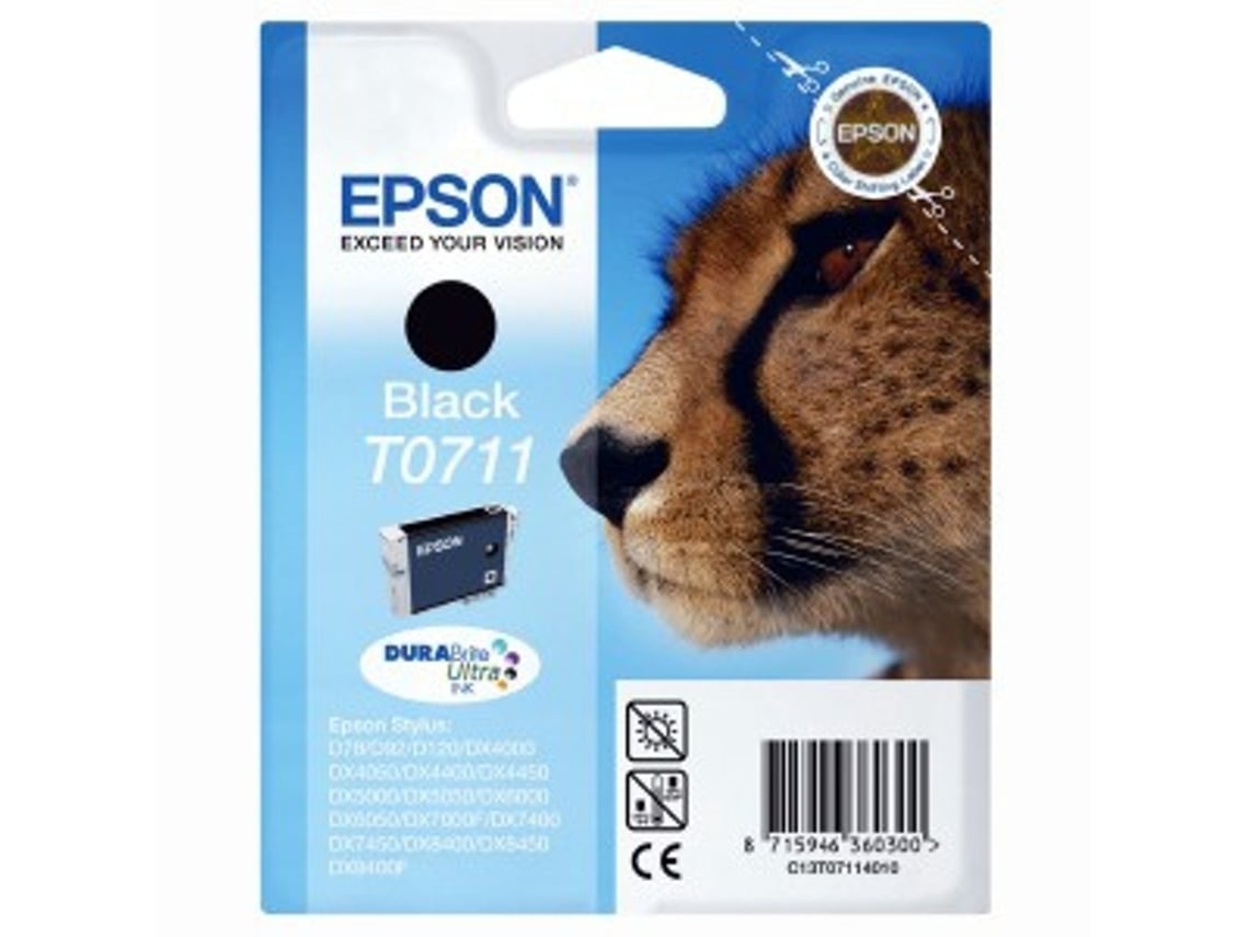 Tinteiro EPSON T0711 Preto (C13T07114022)