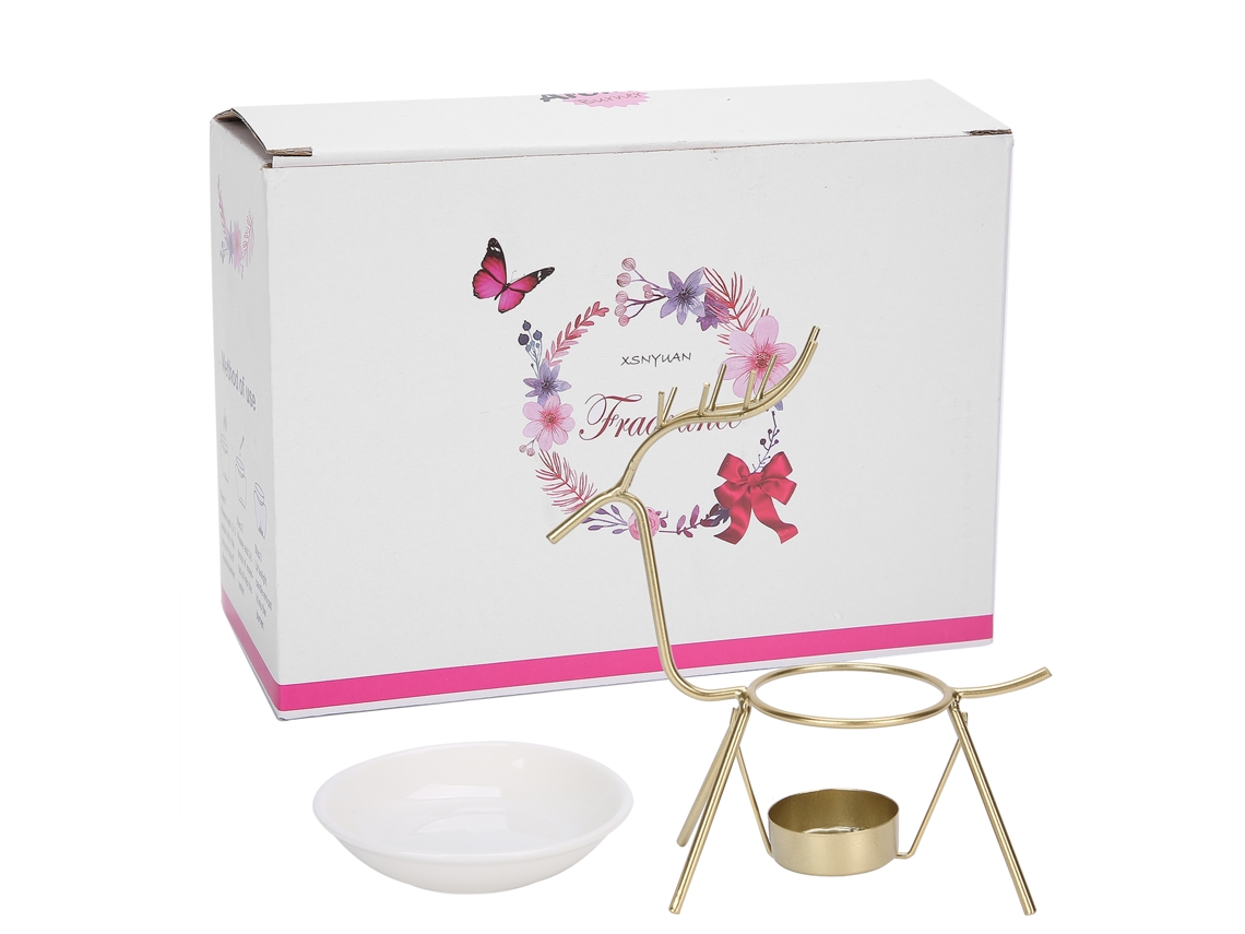 Portavasijas De Velas Aromáticas De Cerámica De Hierro Horno Para Velas Tealight