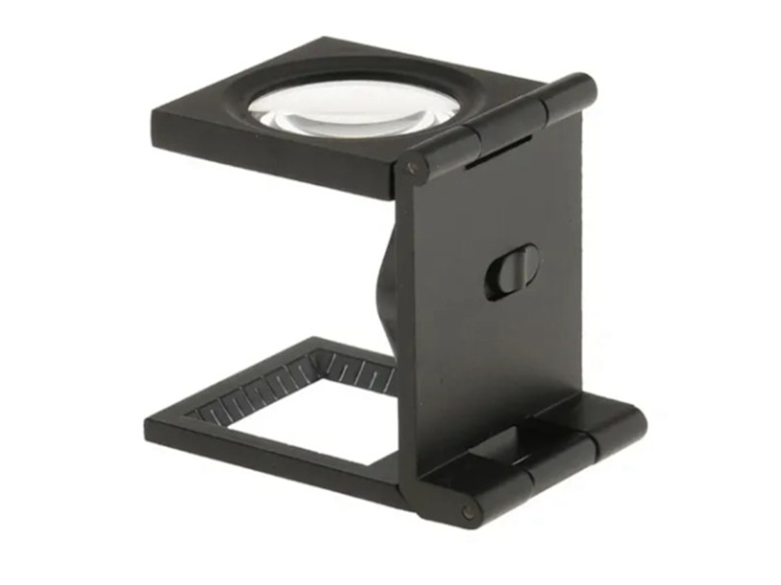 Lupa Dobrável De Alto Desempenho Com Ampliação De 10x, Escala, Luz Led E Bateria Para Uma Experiência De Visualização Aprimorada. Aquaforge
