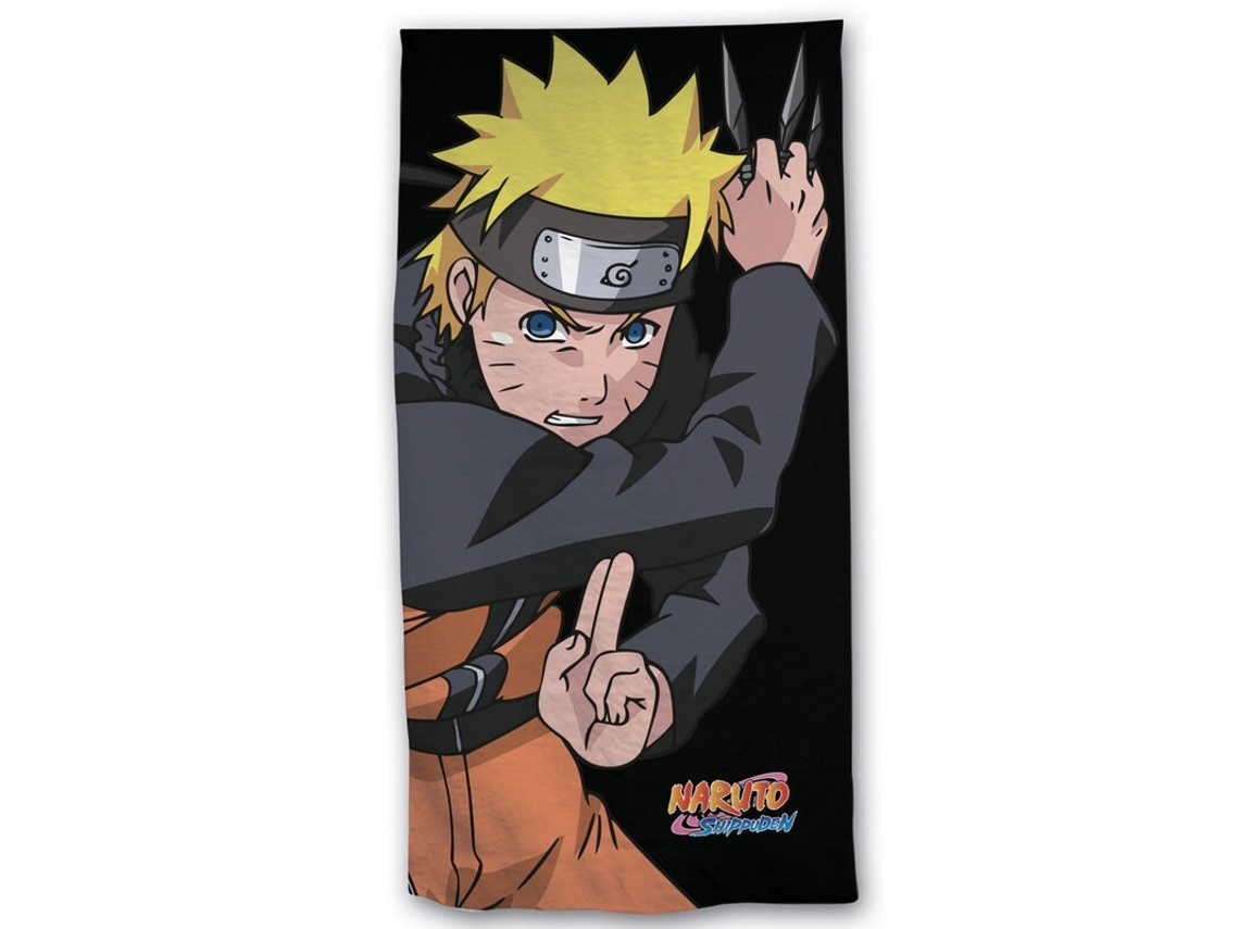 Toalha de Praia de Algodão Naruto Shippuden BRILVIBERA