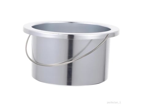 Pote de cera de liga de alumínio, capacidade de 600 ml, aquecedor para remoção de pelos, pote interno para depilação Shiwaki