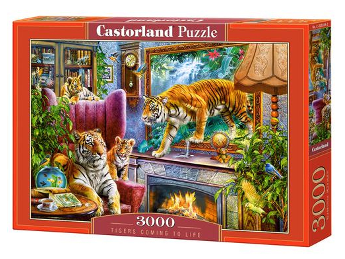 Castorland Tigers Coming To Life 3000 Pcs Puzzle 3000 Peças