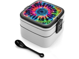 Marmita Bento De Dupla Camada Com Design Minimalista Moderno, Empilhável, À Prova De Vazamentos, Retangular, Ideal Para