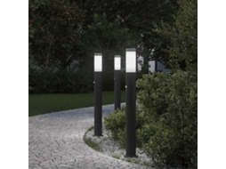 Vidaxl Luminárias De Balizamento Com Sensor, 3 Peças, 80 Cm, Aço Inoxidável, Ip44
