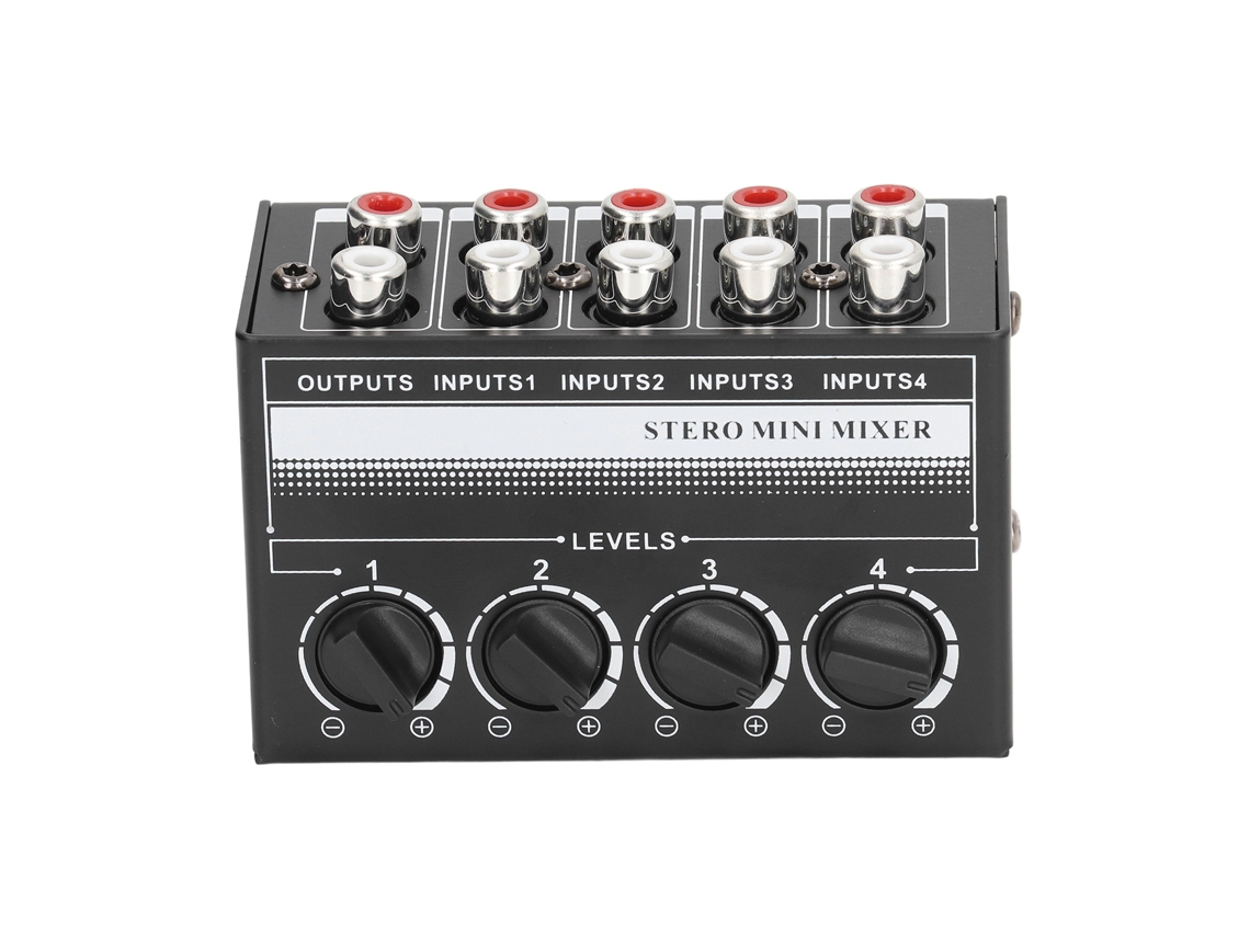 Mixer Estéreo Passivo Cx400 Mini Portátil 4 Canais | Business