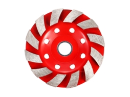 Disco de Desbaste Diamantado Segmentado 100 Mm, para Concreto e Alvenaria, Pedra, Vermelho