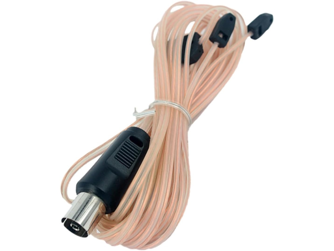 Antena De Cabo Coaxial De 2 M Com Conector Fêmea Reto, Antena Dipolo Fm Para Amplificador De Rádio E Gokoco