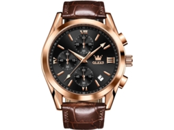 Lurelia Relógio Masculino, Movimento De Quartzo, Data/calendário, Luminoso, 9 Mm, 0,35 Polegadas, 38 Mm, 1,49 Polegadas, 8,66 Polegadas, 20 Mm, Couro