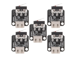 Conjunto De 5 Batentes Mecânicos Para Impressora 3d, Microinterruptores Pcb Pretos.