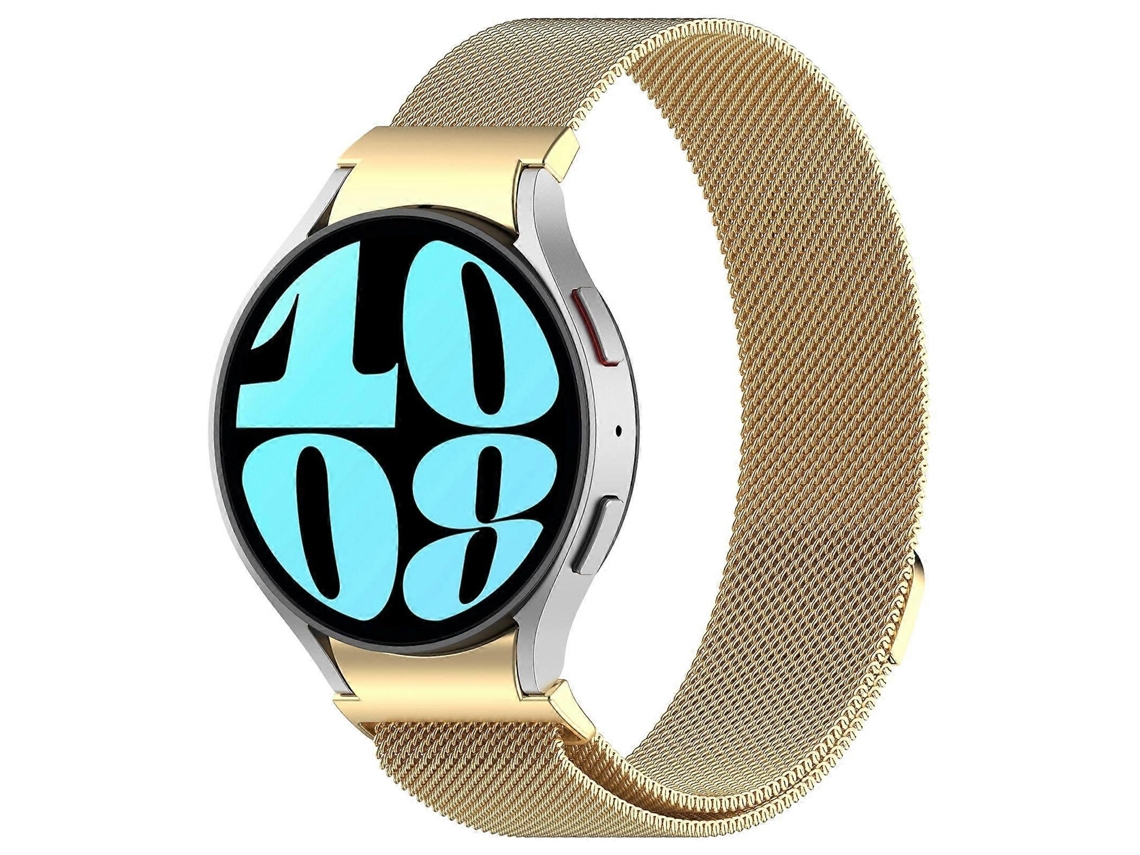 Pulseira De Aço Inoxidável Com Fecho Magnético Liberação Rápida Xdfind Milan, Compatível Samsung Galaxy Watch 7/ Fe/ 6/ 5/ 4