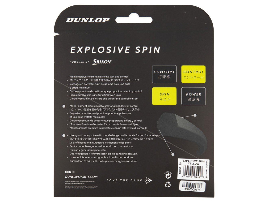 Dunlop St Explosive Spin 12 M Tennis Single String