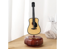 Caixa de Música Miniatura Guitarra Eléctrica Presente Ideal