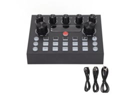 Mixer de Áudio Usb LAXISCREED para Pc e Streaming