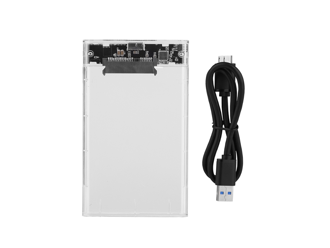 Carcasa Transparente Externa Para Hdd De 2,5 Polegadas Ult-best Usb3.0 Para Sata Iii 5gbps