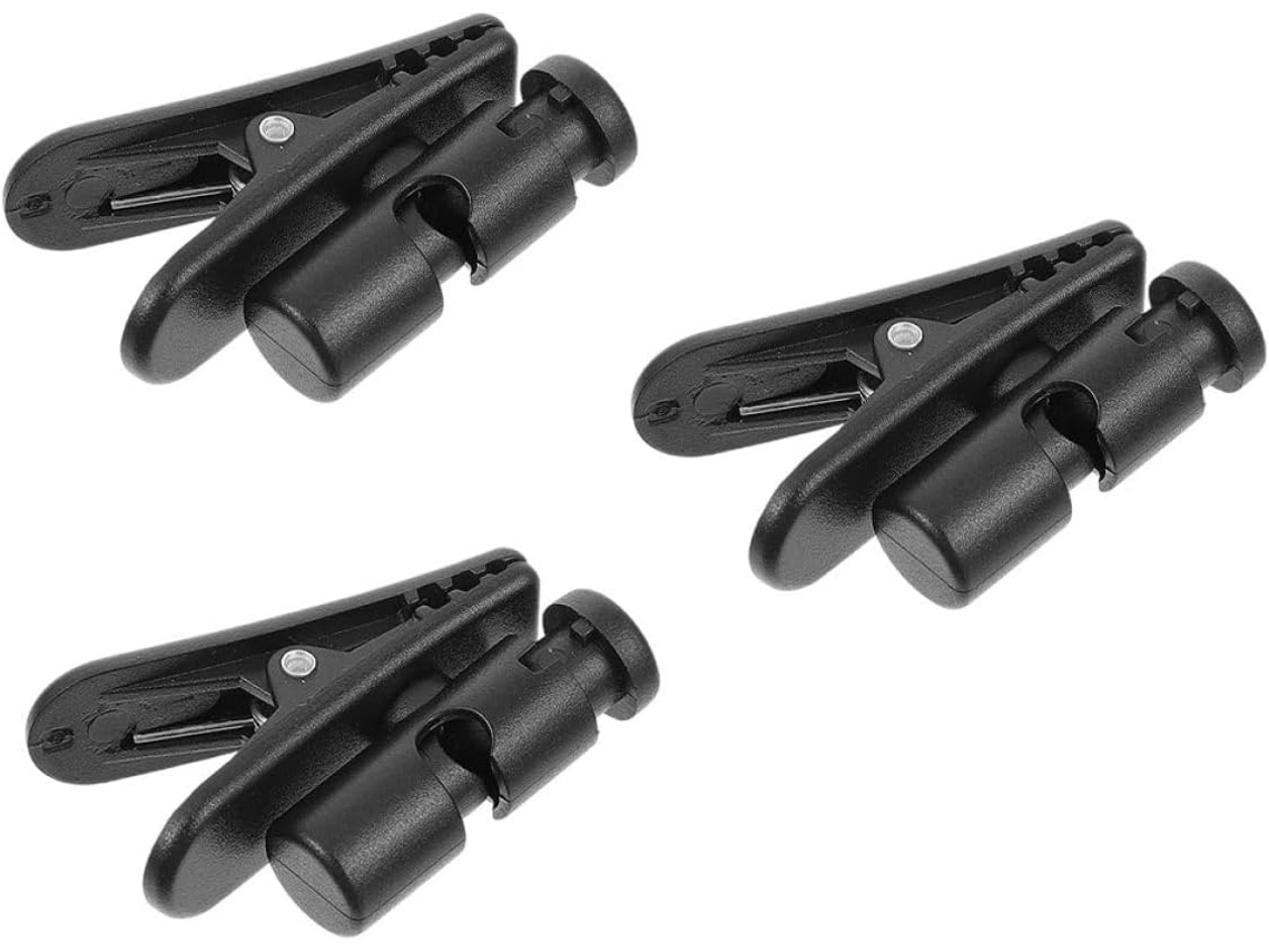 Organizador De Cabos Para Fones De Ouvido Sherchpry Em Abs E Preto, Gerenciamento De Fios Sem Vibração, Clipes