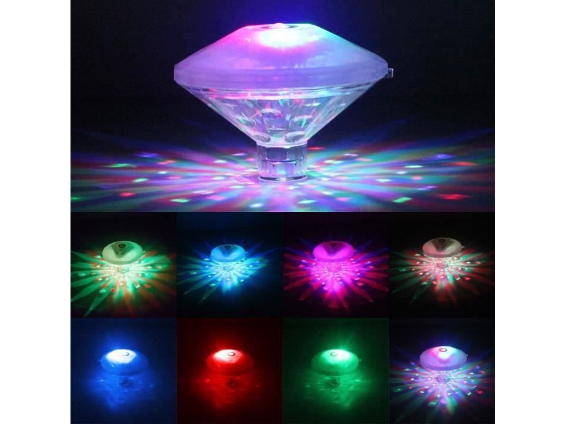 No.9620-Changm Subaquática Lâmpada Flutuante Rgb Led Iluminação de Discoteca Brilho Mostrar Piscina Spa Decorado Lâmpada de Luz ROKOO