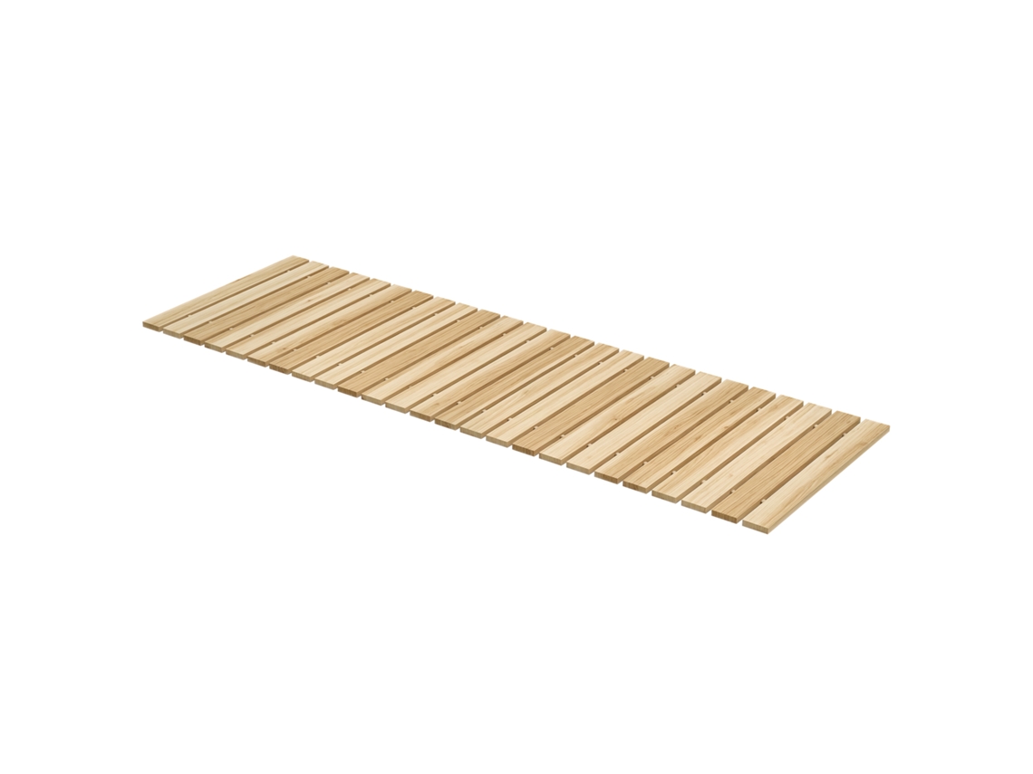 Caminho de Jardim em Madeira de Pinho com Rodinhas 120x38 cm SINI TECH STORE