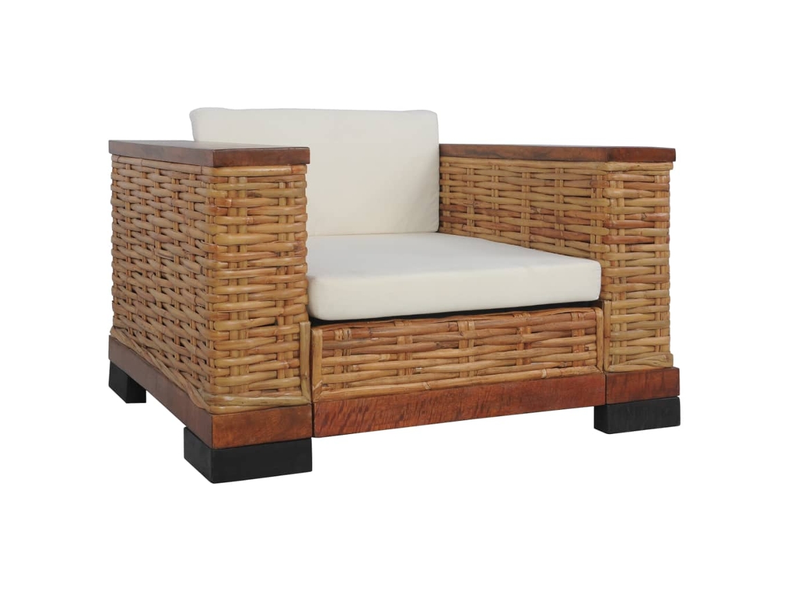 Sofa, Sofas Vidaxl Marrom Vime