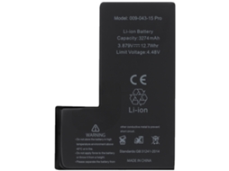 Clappio Bateria za iPhone 15 Pro Sem BMS 3274mAh Preto