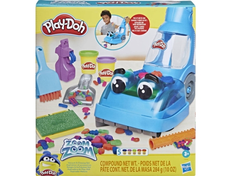 Plasticina PLAY-DOH Zoom Zoom aspirador e conjunto de limpeza (Idade Minima: 3 anos)
