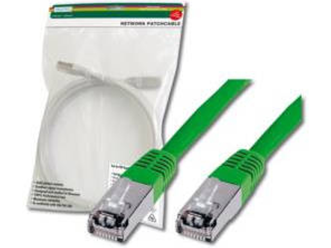 Cabo de Rede DIGITUS (RJ45 - 3 m - Verde)
