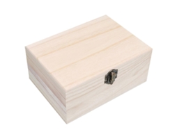 Caixa De Armazenamento Com Fechadura Para Peças Pequenas, Caixa De Madeira, 12,00 X 7,00 X 5,00 Cm, 3 Peças Olysi Shop