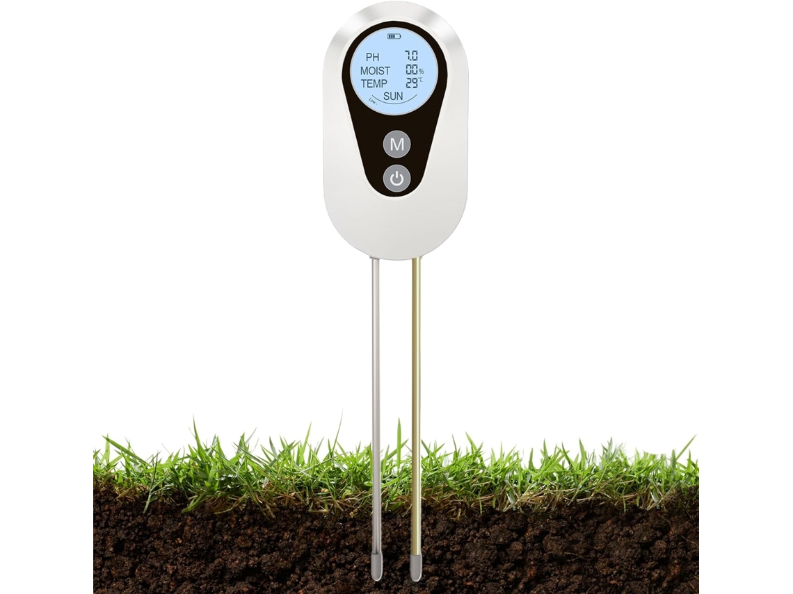 Testador De Solo 4em 1 Para Pomares E Jardins | Medidor Temperatura Do Plantas, Flores, Hortaliças