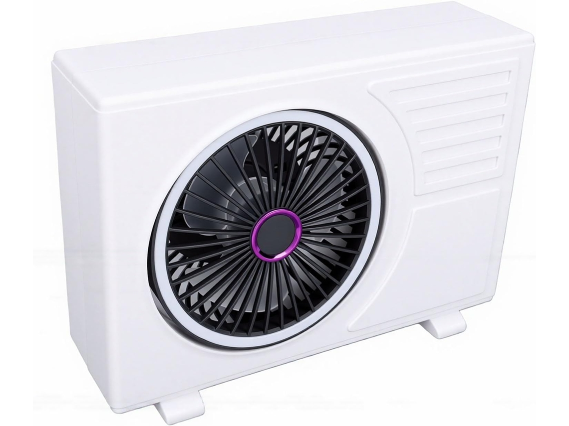 Ventilador De Torre Portátil, 5 Velocidades, Recarregável, Oscilante,