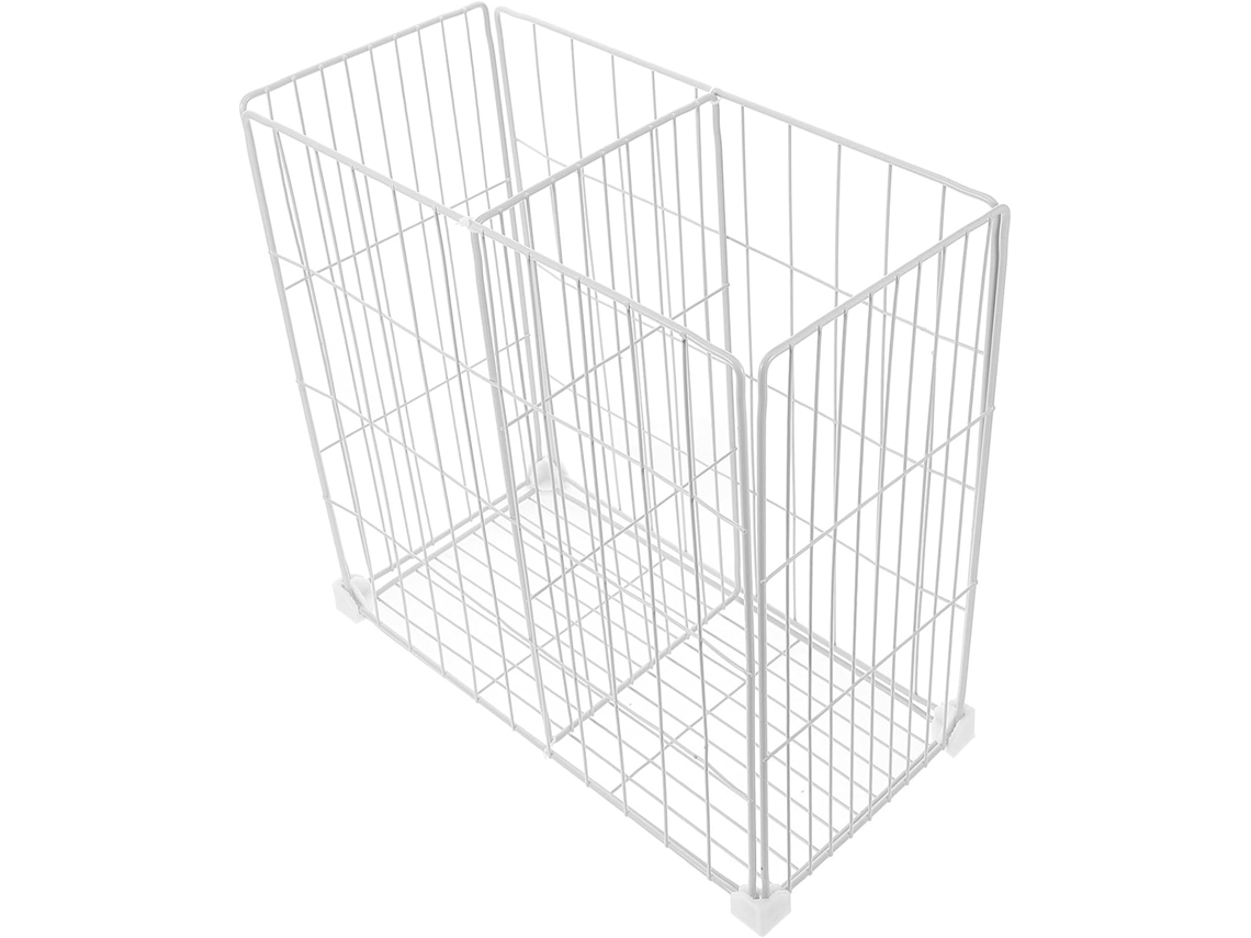 Toyandona Organizador De Metal Para Prateleira E Cesto Congelador Horizontal Inferior, Com Divisórias Para Armazenamento