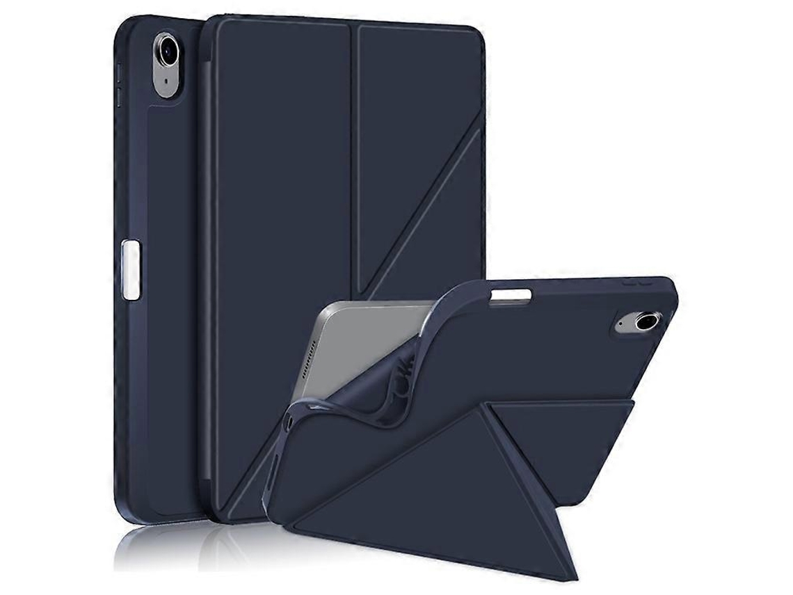 Compatível Com Ipad 10.9 / De 10ª Geração. Capa Protetora Em Couro Pu Suporte Origami Para Tablet, Função Ativação/desativa Tuotuo (2022)