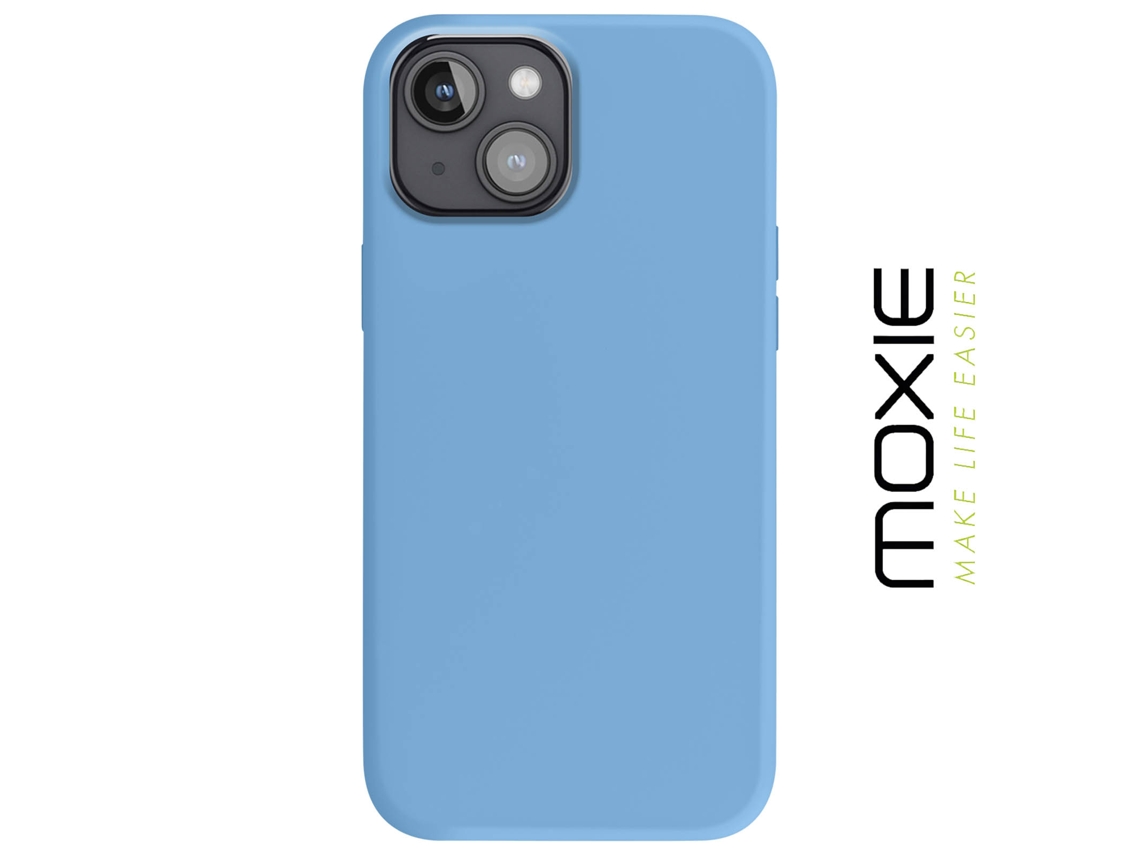 Capa para iPhone 15 Plus MOXIE Rígida Azul