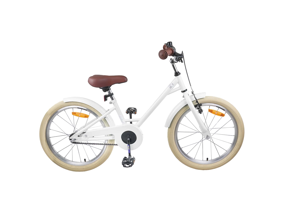 Vidaxl Bicicleta Infantil 20 Polegadas Para 6-11 Anos Branco