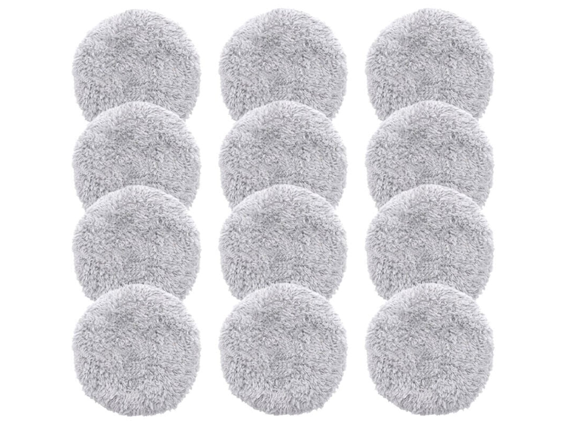 Pacote com 12 Panos de Limpeza Janelas, Peças para Robô Aspirador, Pano Úmido para Robô de Limpeza Janelas BRILVIBERA