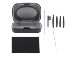 1 Conjunto de Escova de Limpeza para Aparelho Auditivo Retroauricular com Estojo TAISHENGDA (bte)