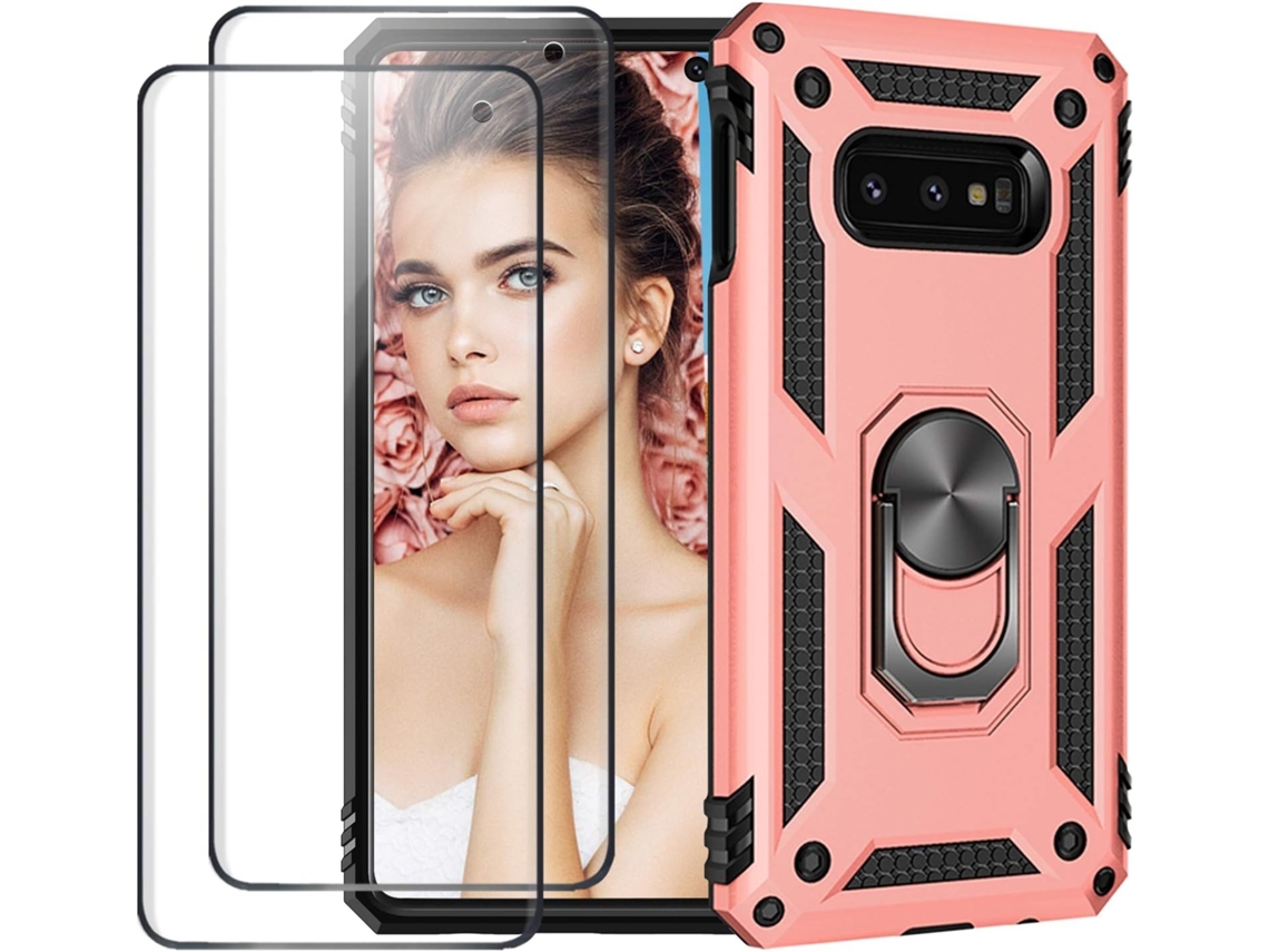 Capa Protetora Anel Giratório (2 Un.) Para Samsung Galaxy S10 - Elysve