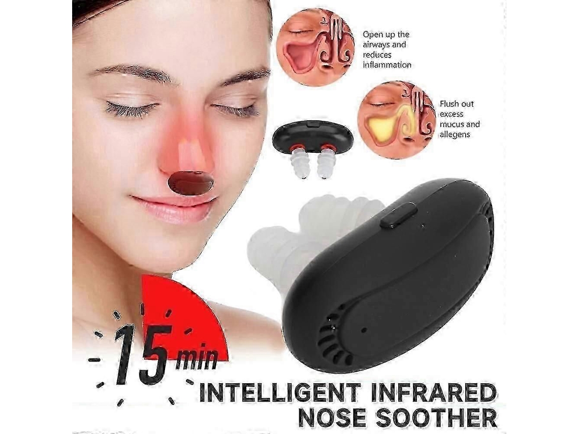 Instrumento de Terapia Nasal Luz Vermelha Respirelief, Dispositivo Calmante Fisioterapia, nas Al Vermelha, L GOKOCO