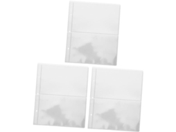 Conjunto De 30 Páginas Transparentes Para Álbum De Fotos, Receitas, Cartões De Visita E Para Guardar Gokoco